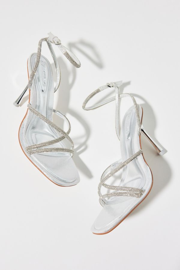 Slide View: 1: D’Amelio Footwear Dalilah Rhinestone Strappy Sandal