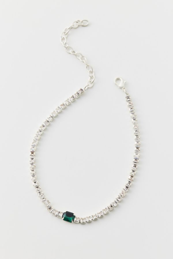 Slide View: 2: Collier de Tennis Gemma Rhinestone