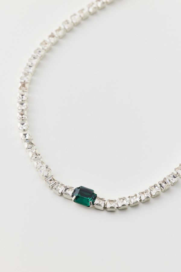 Slide View: 3: Collier de Tennis Gemma Rhinestone