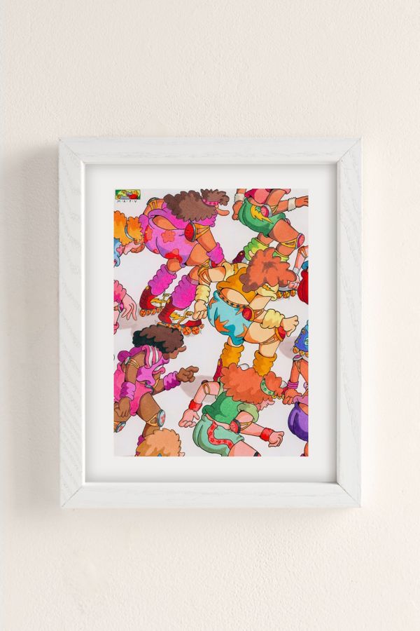 Slide View: 2: Mafv Roller Derby Art Print