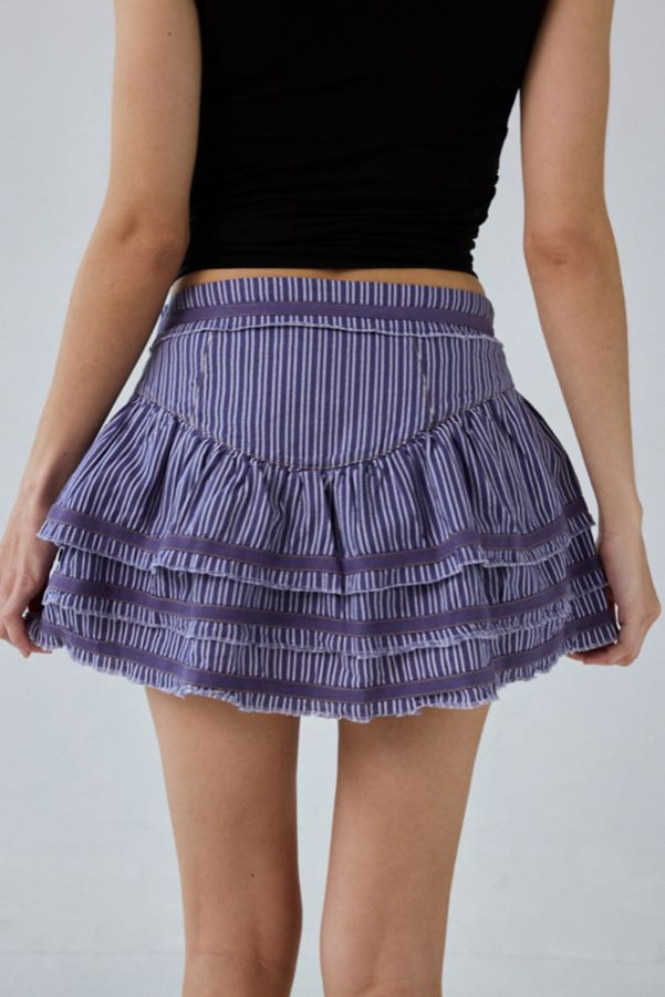 Slide View: 4: Kimchi Blue Jo Cotton Ruffle Mini Skirt