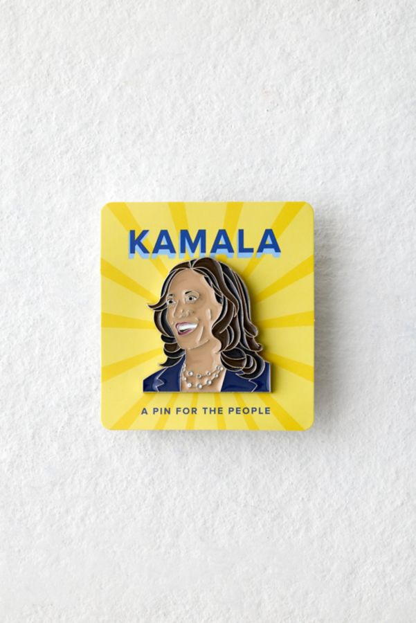 Slide View: 3: Épinglette Émaillée Kamala Harris