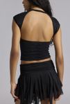 Thumbnail View 2: UO Rebeka Keyhole Open Back Lace Crop Top