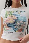 Thumbnail View 1: UO Amalfi Coast Too Perfect Graphic Baby Tee