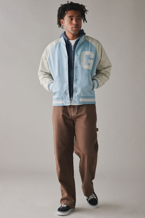 Slide View: 4: GUESS ORIGINALS Satin Varsity Jacket