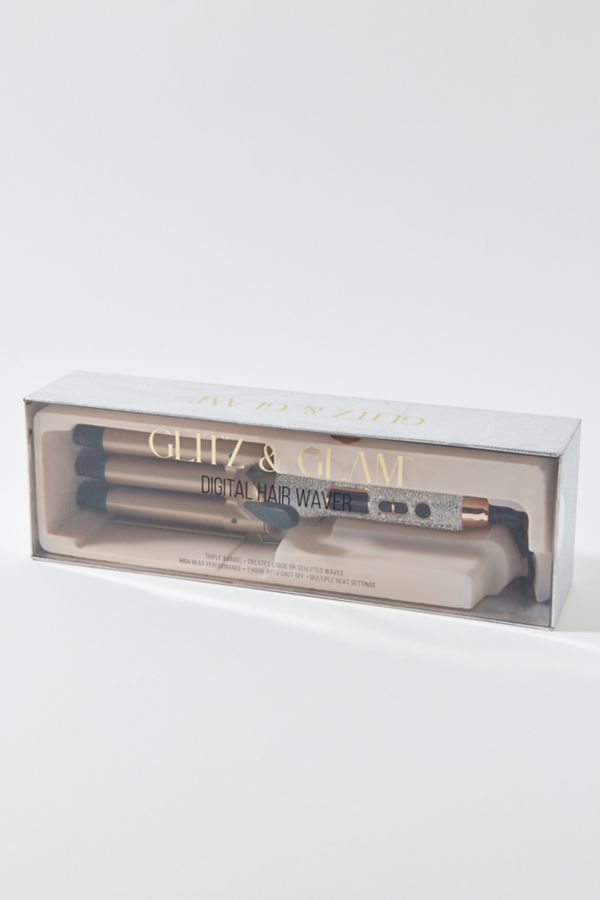 Slide View: 2: Glitz & Glam Digital Hair Waver