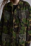 Thumbnail View 2: Urban Renewal Remade Rhinestone Fringe Camo Jacket