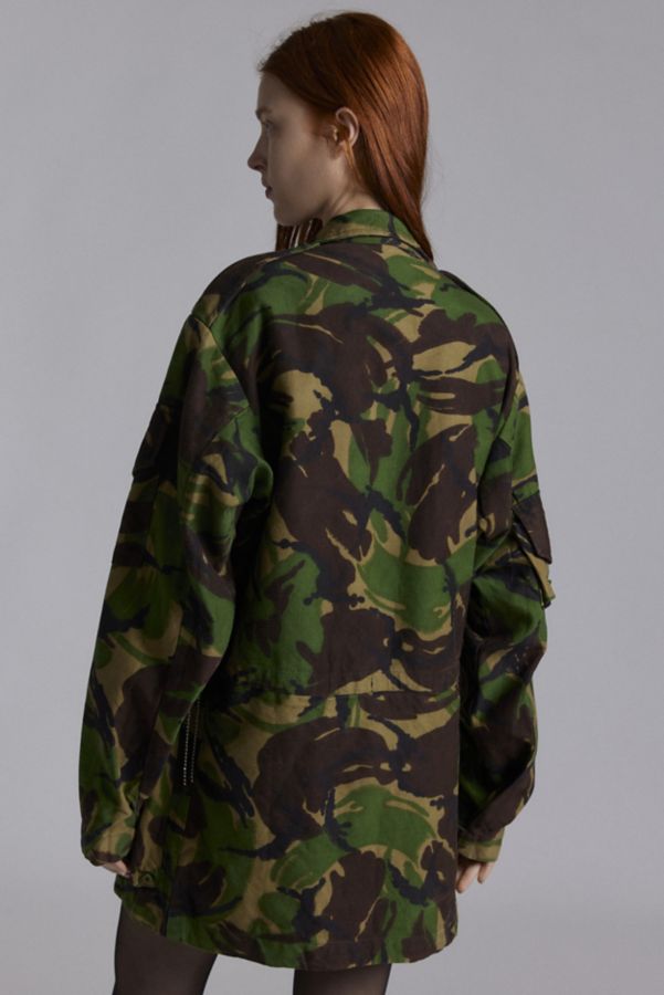 Slide View: 4: Urban Renewal Remade Rhinestone Fringe Camo Jacket