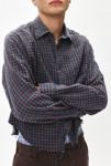 Thumbnail View 4: Urban Renewal Remade Cropped Hem Flannel Shirt