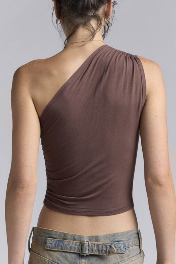 Slide View: 4: BDG Octavia 72 Graphic One Shoulder Tank Top