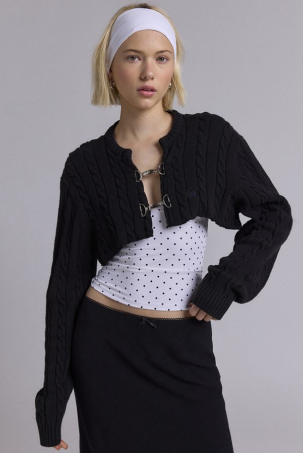 Slide View: 1: Urban Renewal Remade Cable Knit Shrug Top