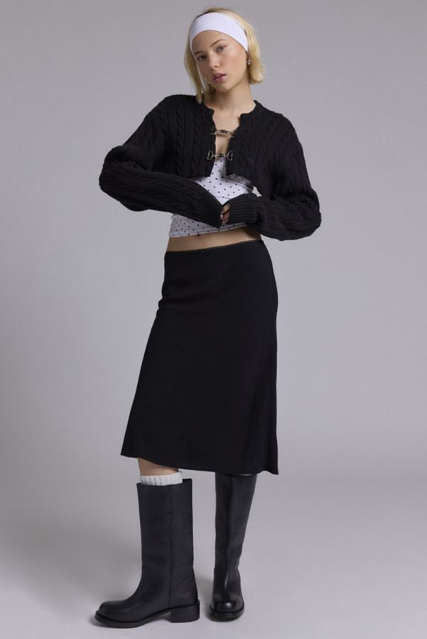 Slide View: 3: Urban Renewal Remade Cable Knit Shrug Top