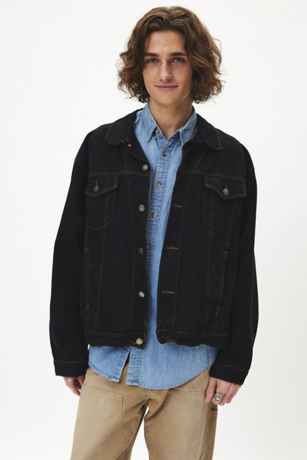 Slide View: 1: Urban Renewal Remade Overdyed Denim Jacket