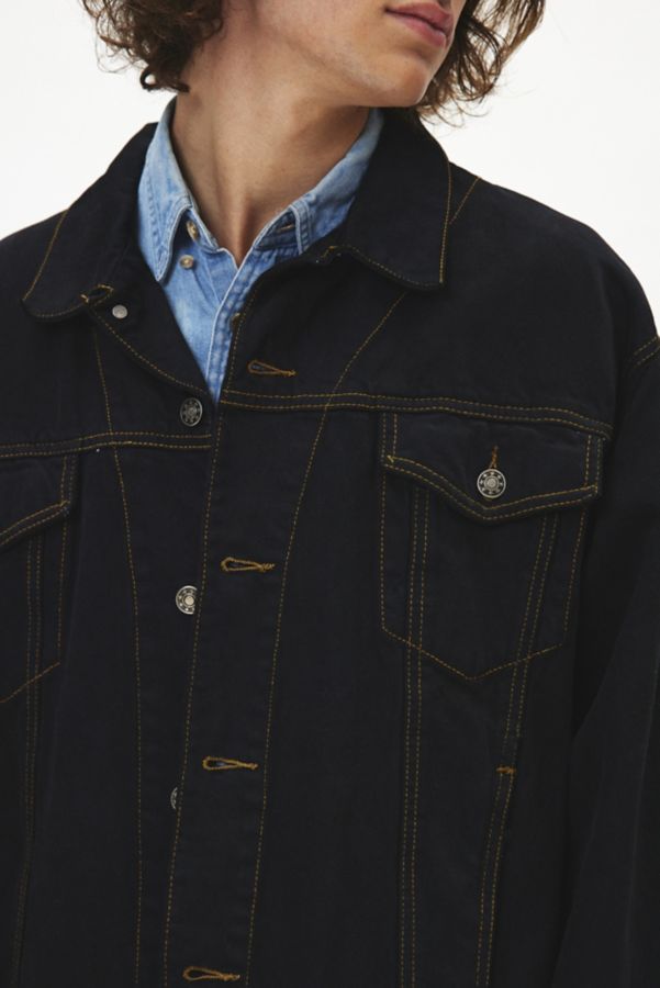 Slide View: 4: Urban Renewal Remade Overdyed Denim Jacket