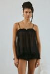 Thumbnail View 4: Out From Under Merrit Sheer Ruffle Tunic Tank Top