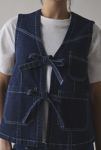 Thumbnail View 2: Kimchi Blue Nora Tie-Front Denim Vest