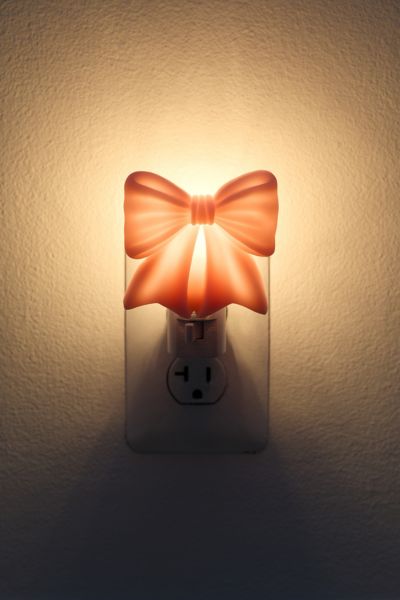 Bow Icon Shape Resin Nightlight