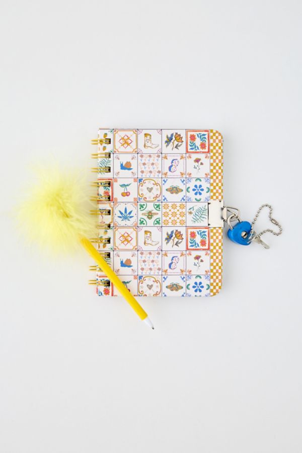 Slide View: 1: UO Icon Diary & Feather Pen Set