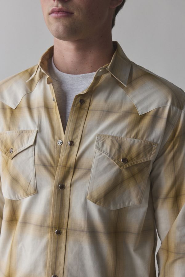 Slide View: 4: Pendleton Frontier Check Pattern Long Sleeve Shirt