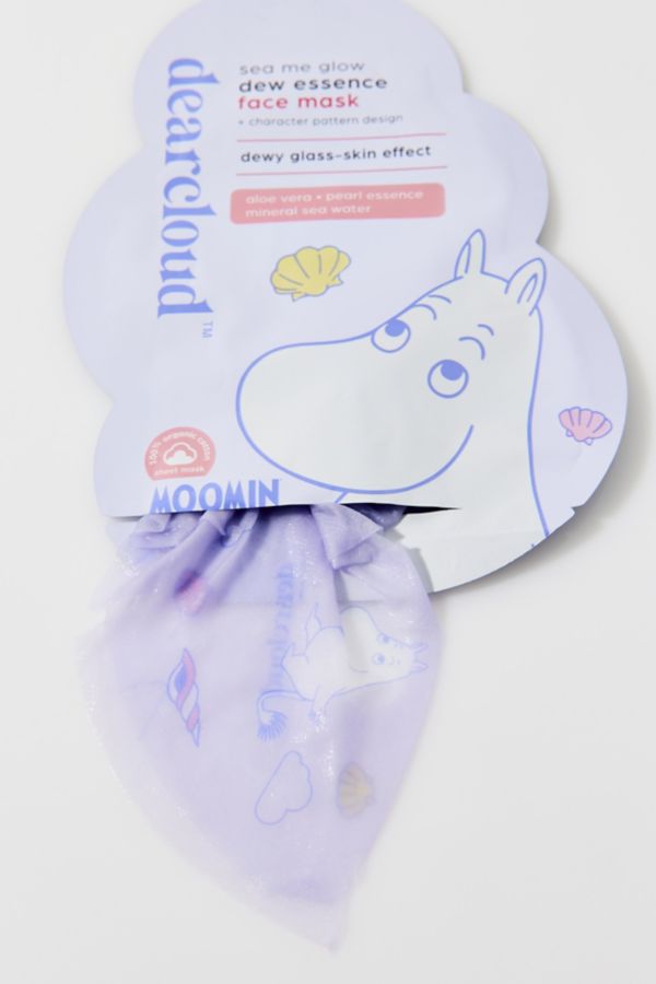 Slide View: 2: dearcloud X Moomin Clear Jewel Dew Essence Face Sheet Mask