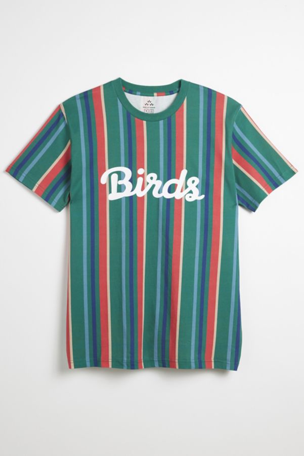 Slide View: 1: Birds Of Condor Stripe Pattern Tee