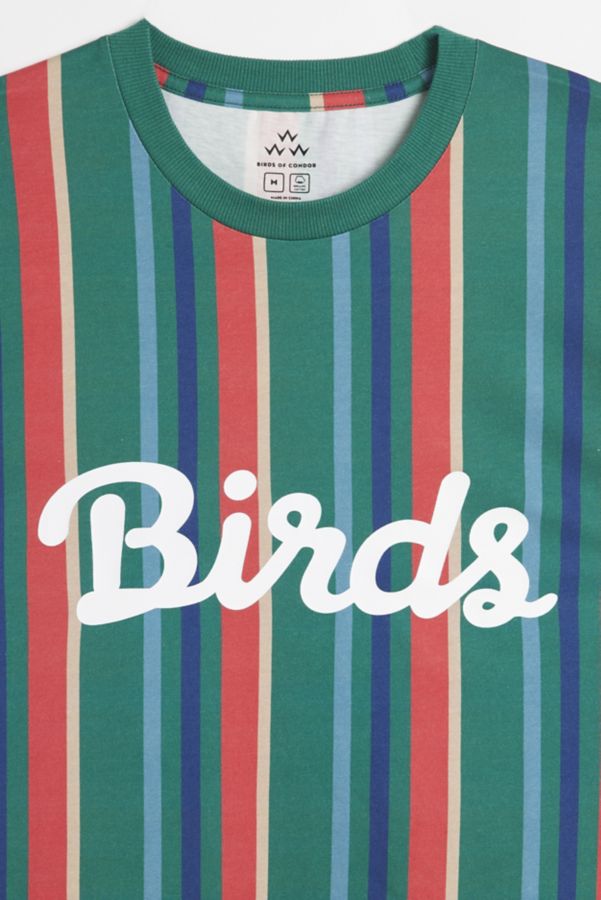 Slide View: 2: Birds Of Condor Stripe Pattern Tee