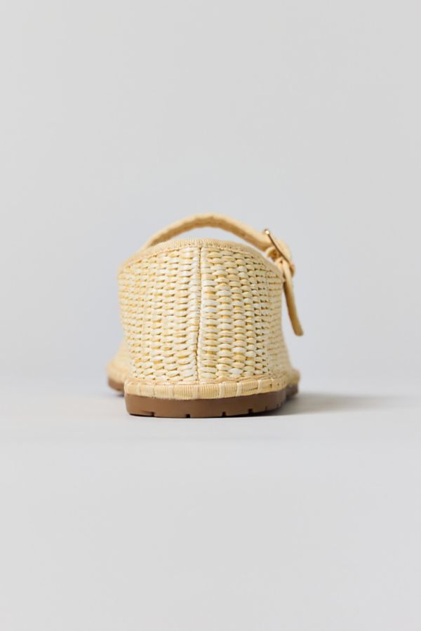 Slide View: 4: UO Madeline Raffia Mary Jane Ballet Flat