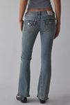 Thumbnail View 3: True Religion Joey Low-Rise Flap Flare Jean