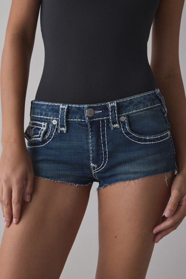 Slide View: 1: True Religion Super T Flap Spicy Short