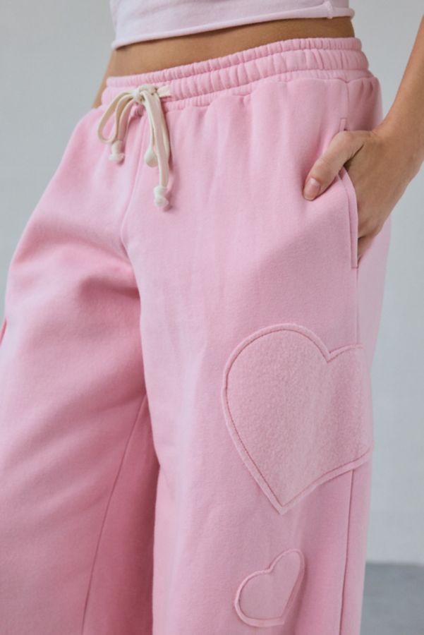 Slide View: 5: Pantalon de Jogging Brenda Heart Patch Out From Under