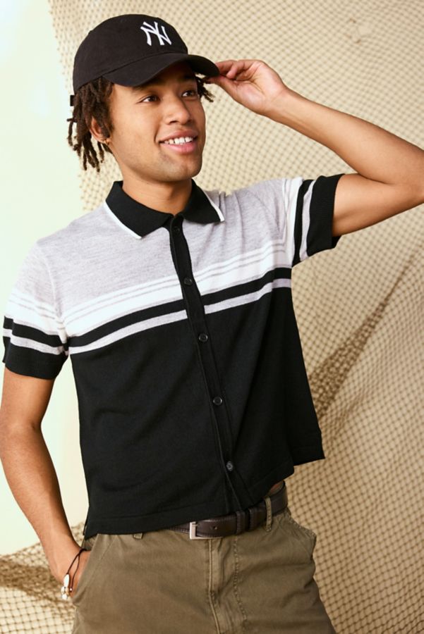 Slide View: 4: UO Diego Button-Down Polo Sweater