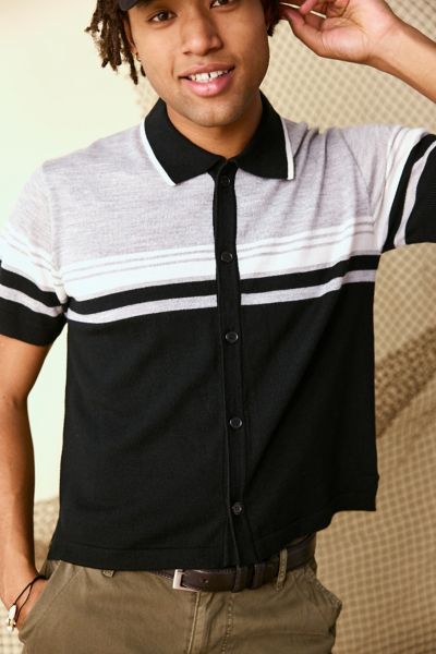 UO Diego Button-Down Polo Sweater