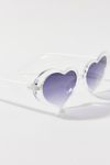 Thumbnail View 2: Amour Clear Plastic Heart Sunglasses