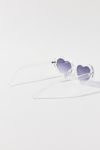 Thumbnail View 3: Amour Clear Plastic Heart Sunglasses