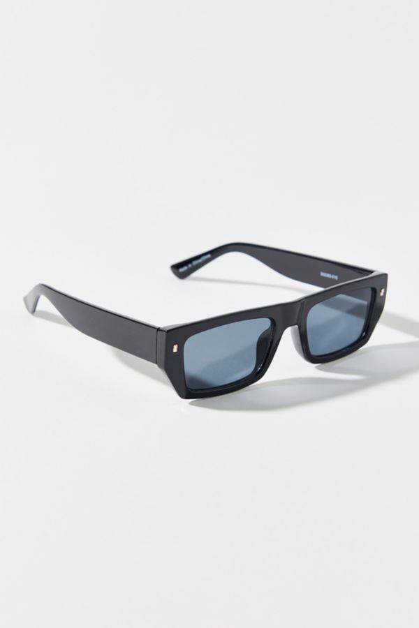 Slide View: 2: UO Essential Plastic Flat-Top Sunglasses