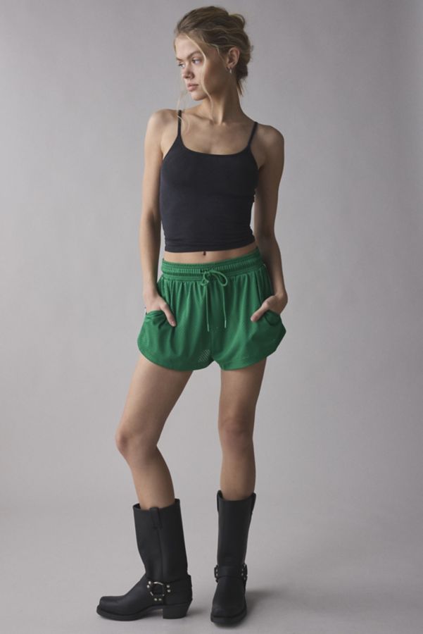 Slide View: 3: BDG On The Court Lace Trim Track Short