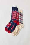 Thumbnail View 1: Polo Ralph Lauren Plaid & Bandana Pattern Crew Sock 2-Pack