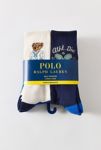 Thumbnail View 3: Paquet de 6 Chaussettes d'Équipage Polo Ralph Lauren Athletic Bear