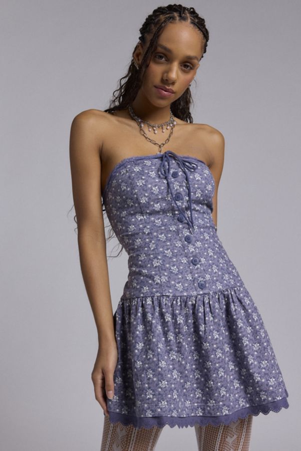 Slide View: 1: Kimchi Blue Matilda Strapless Mini Dress