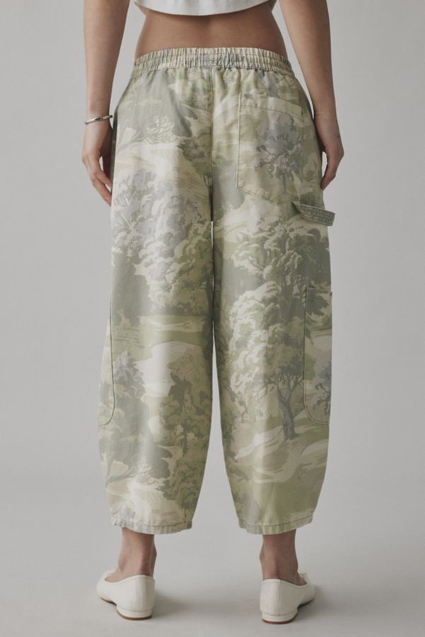 Slide View: 4: BDG Eva Canvas Wide Leg Crop Pant