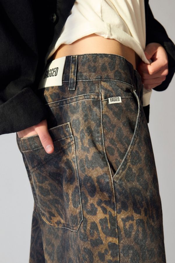 Slide View: 4: The Ragged Priest Gnarly Leopard Skate Jean