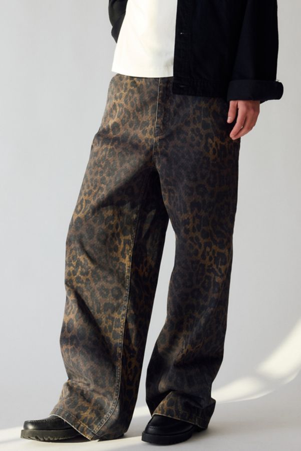 Slide View: 1: The Ragged Priest Gnarly Leopard Skate Jean