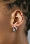 Thumbnail View 2: Stainless Steel Mini Hoop Earring Set