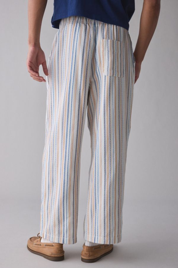 Slide View: 5: Pantalon de Plage Pull-On UO Surf Rayé