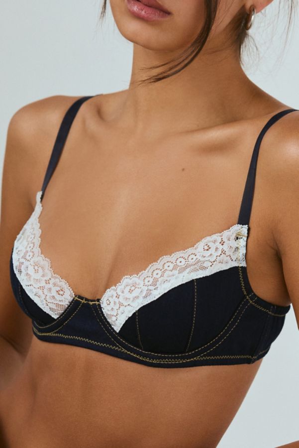 Slide View: 2: Out From Under Cowgirl Logic Karlie Denim Underwire Bra