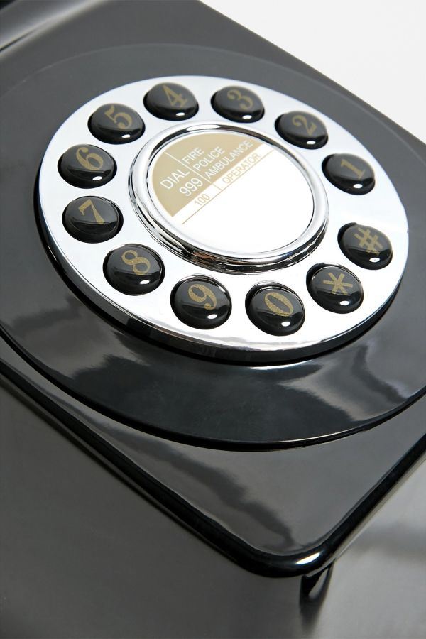 Slide View: 3: GPO 746 Retro Push Button Dial Landline Wall Mount Phone