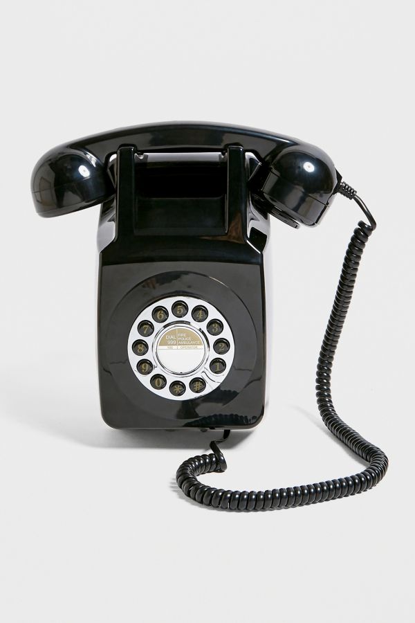 Slide View: 4: GPO 746 Retro Push Button Dial Landline Wall Mount Phone