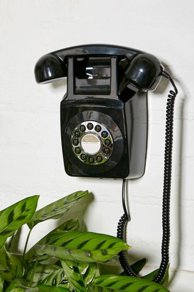 GPO 746 Retro Push Button Dial Landline Wall Mount Phone