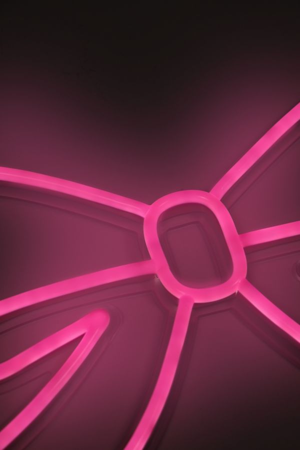 Slide View: 3: Echo Neon Bowknot Neon Sign