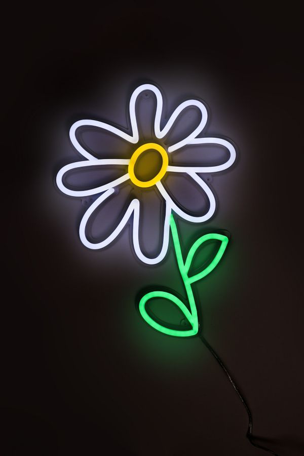 Slide View: 3: Echo Neon Daisy Neon Sign